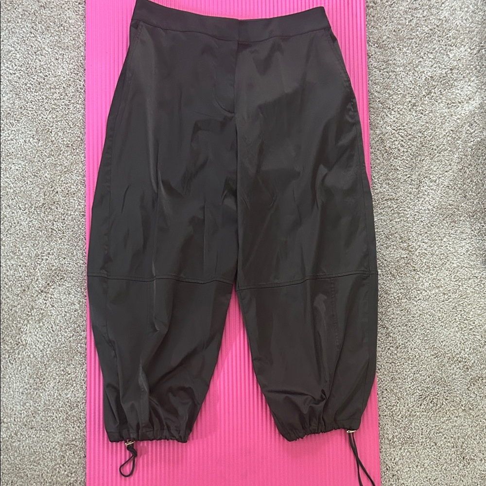 Zara Brown Satin-Like Dress Pants